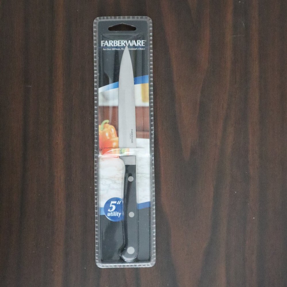 Farberware - 5" Utility Stainless Steel Knife - New In Package!